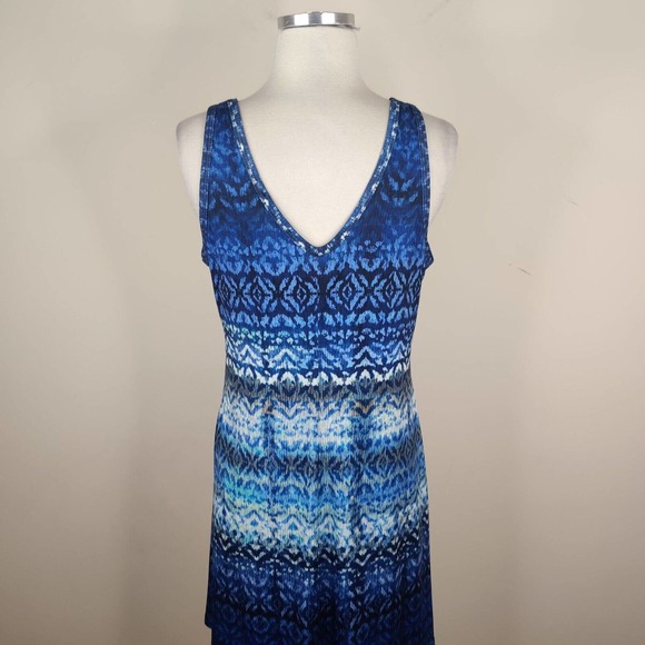 Karen Kane Blue Patterned Dress - Picture 9 of 10